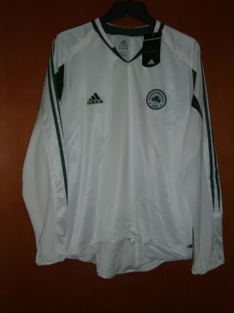 Panathinaikos Adidas 2005 Match Issue (XL) Football Shirt Away PAO Soccer Jersey