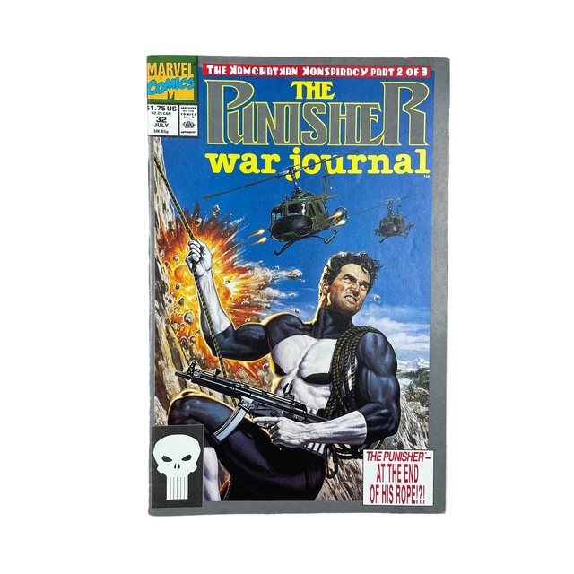 MARVEL comics the punisher war journal volume 1 no 32 vintage comic book 1989