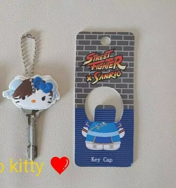 Street Fighter × Sanrio collaboration Key Cap Hello Kitty Chun Li New