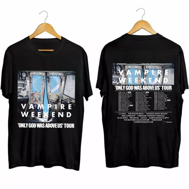 HOT SALE!! Vampire Weekend 2024 Band Concert God Was Above Tour T-Shirt For Fan