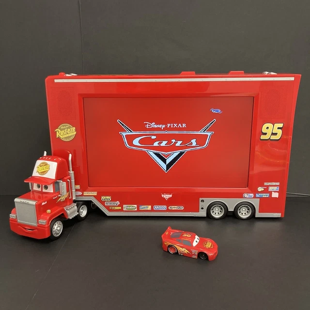DISNEY CARS LIGHTNING McQueen Mack Truck TV DVD Player Television 18