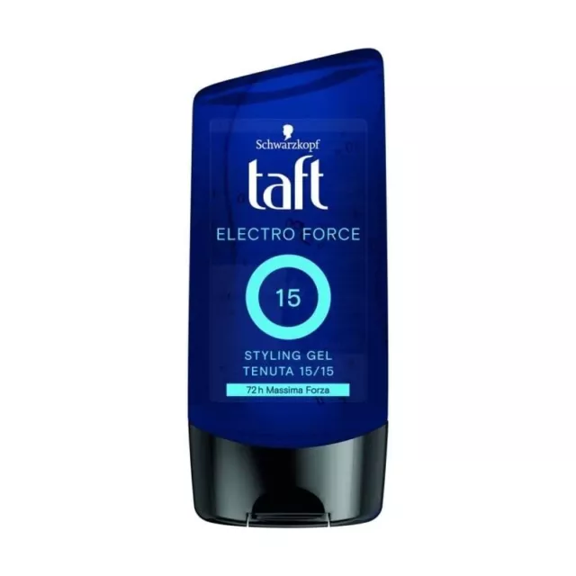 Schwarzkopf Taft Electro Force Styling Gel Tenuta 15/15 Last 72 Hours 150ml