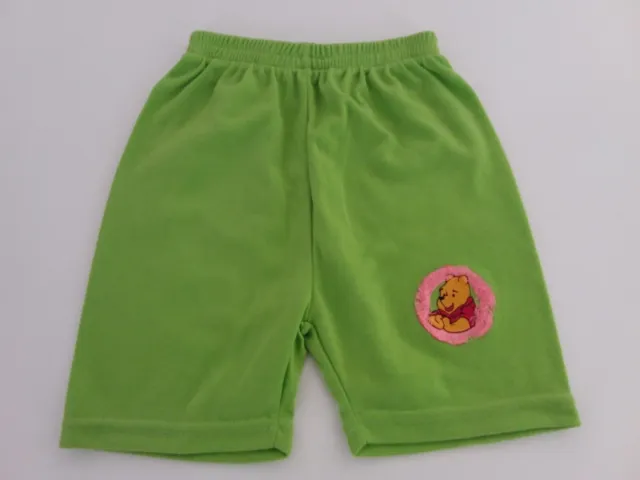 Size 3 Boys Lime Green Winnie The Pooh Shorts Euc