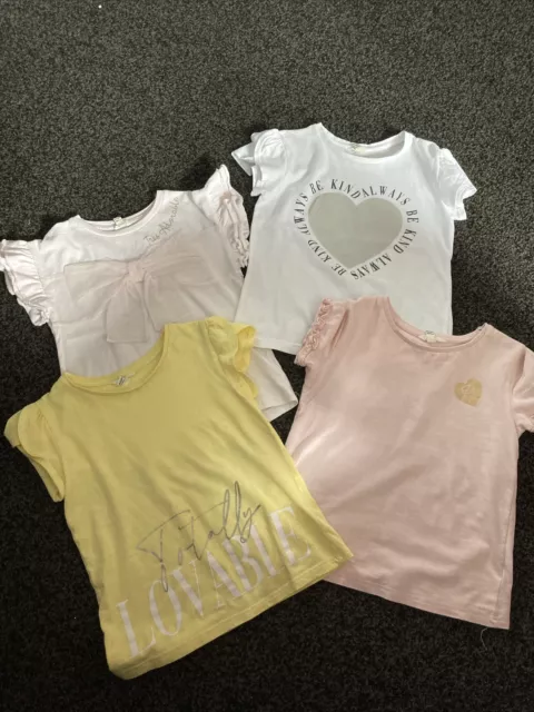 Girls River Island T Shirts Size 3-4