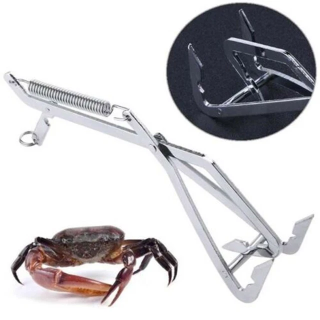 Tragbare praktische robuste Krabbe ​Greiferhaken Silberfallen 14*5 cm Angeln
