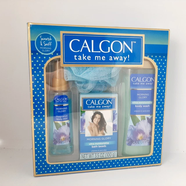 Calgon Take Me Away Morning Glory 3 Piece Gift Set New