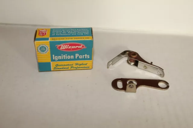 NOS Vintage Western Auto Wizard Brand Ignition Parts Contact Set L-4319