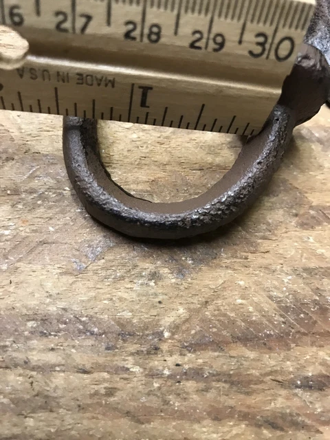 4 Dog Coat Hat Leash Hooks 6” Cast Iron Rustic Wall Rack Barn Garage Best Friend 4