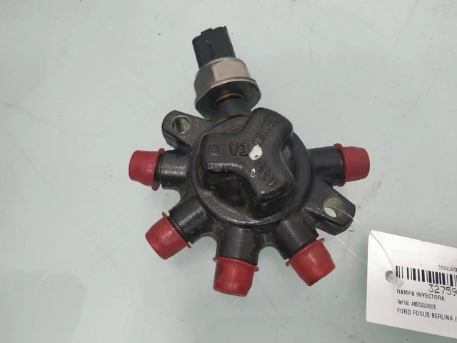 Rampe Injection + Sonde Pression Gasoil FORD 1.8 TDCI TDDI - Réf. 4M5Q9D280DB - Occasion