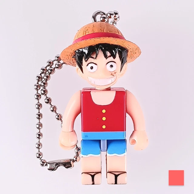 MONKEY D. LUFFY One Piece Cube Mate Figure Keychain Japanese From Japan ...