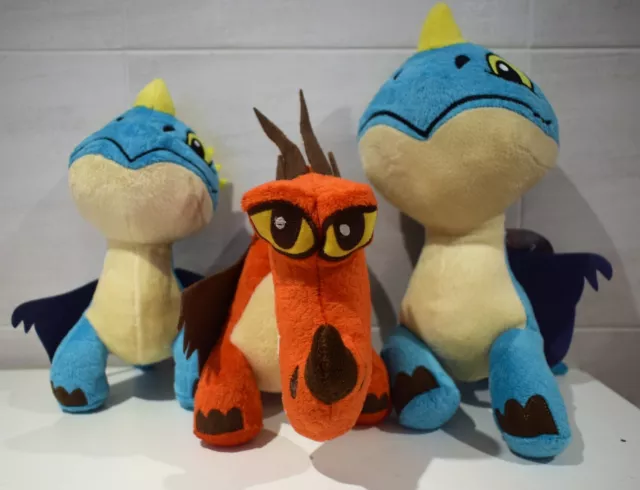 DREAMWORKS HOW TO TRAIN YOUR DRAGON 2  NIGHTMARE Or NADAR SOFT TOYS LARGE + SMAL