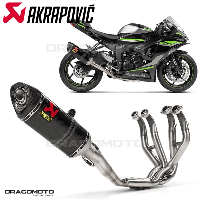 KAWASAKI NINJA ZX6R 20232024 Full exhaust AKRAPOVIC Carbon RC SK6R11