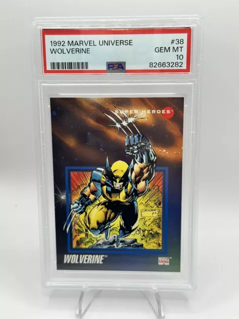 1992 IMPEL MARVEL UNIVERSE SERIES 3 Wolverine #38 PSA Gem Mint 10!