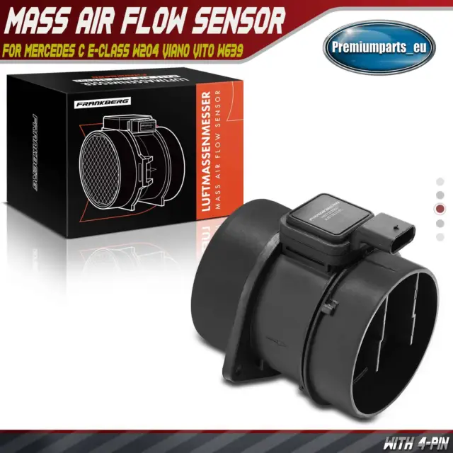 Mass Air Flow Sensor for Mercedes-Benz C E-Class W204 Viano Vito W639 6510900148