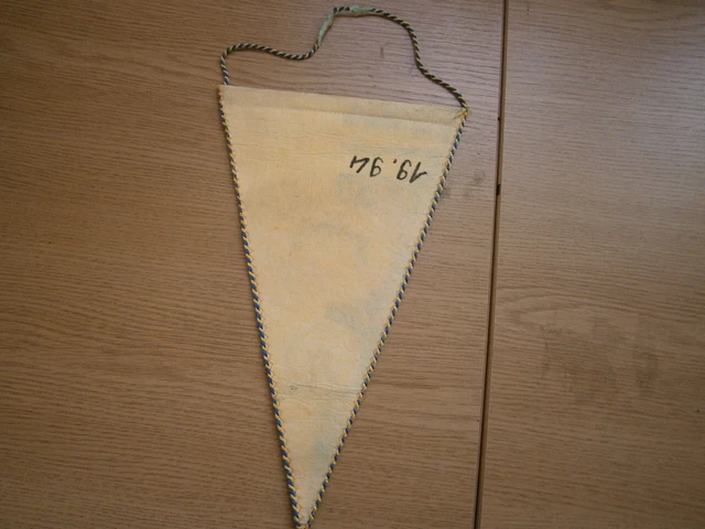 Fanion Rare 35 Ans BSG Motor Barth Voile DDR Ostsee Darß BDS Stralsund