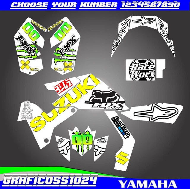 Kit Graphique Suzuki LTR450R - Décalcomanies Glossy Toutes Années