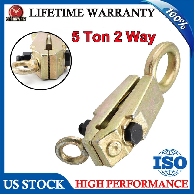 5 Ton 2 Way Auto Body Repair Tool Pull Clamp Frame Dent Puller Self-tightening