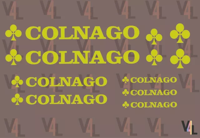 Vinilos Colnago pegatina stickers decals bike bicycle frame bicicleta