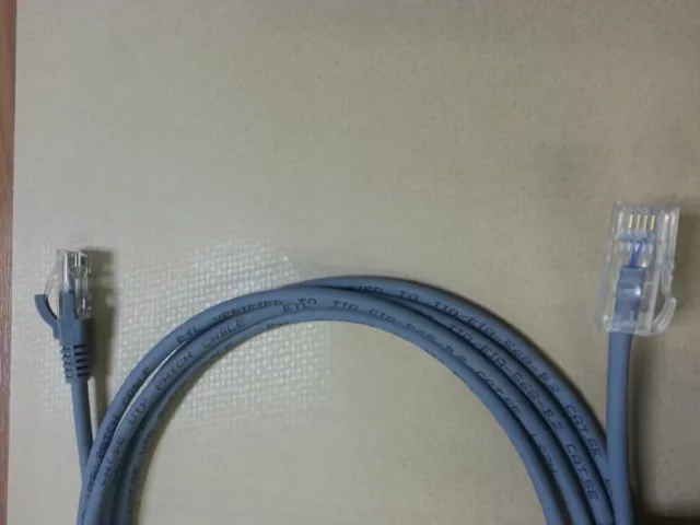 0.5m RJ45 -BT431a Plug Cat5 Ethernet ADSL Router Modem Connector Broadband Cable