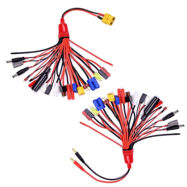 FEICHAO Ladekabel-Adapter Für FPV-Brillen – Passt Auf Fatshark, Skyzone 03 (XT60/XT30/T-Anschluss)