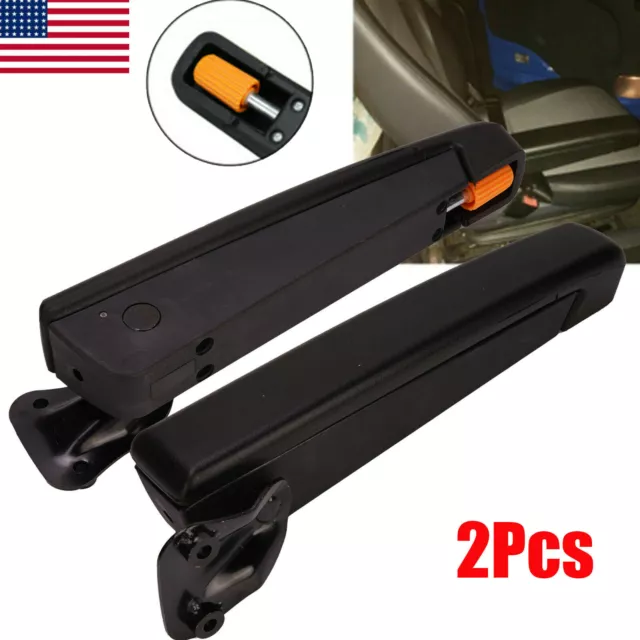 1 Pair Adjustable 90° Car Seat Armrest Universal For RV Van Motorhome Boat Truck