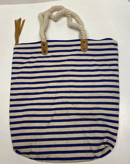 Summer and rose striped tote hotsell