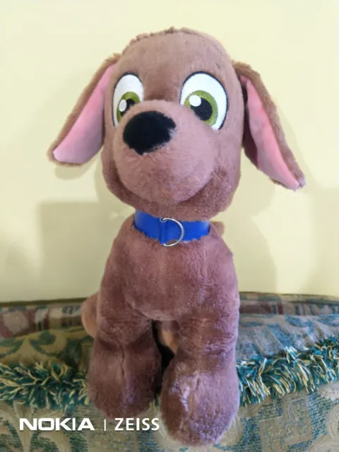 Fox Toy with ID 1980s vintage made by Clemens with squeaker - Ruby