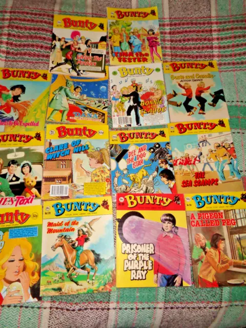 BUNTY PICTURE STORY LIBRARY BOOKS X 14 from 1980's/70's/90's In LIKE NEW cond!!