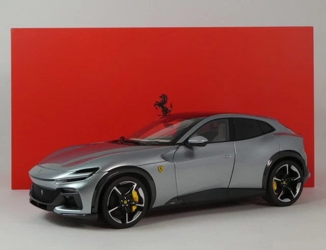 Miniature BBR 1/43 Ferrari Purosangue 2022 Gris Titanium - Édition Limitée BBRC283A