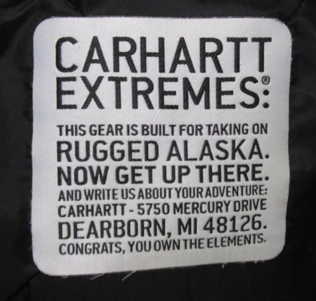 Carhartt Extremes Yukon Arctic R33 Quilted Insulated Bib Overalls Men's 32x30