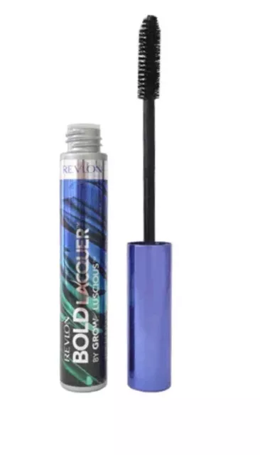 Revlon Bold Lacquer By Grow Luscious #221 Blackest Black Mascara 0.24 Fl Oz