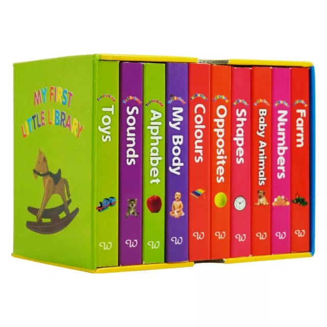 My First Little Library 10 Books Children Collection Set - Ages 0-5 - Boardbook