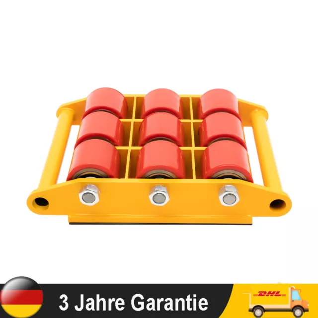 15T Transportfahrwerk Schwerlastrollen Roller Panzerrolle Maschinentransport DHL