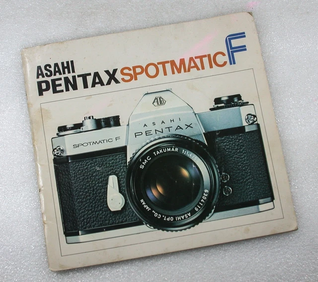 Manuale di istruzioni originale Pentax Spotmatic F