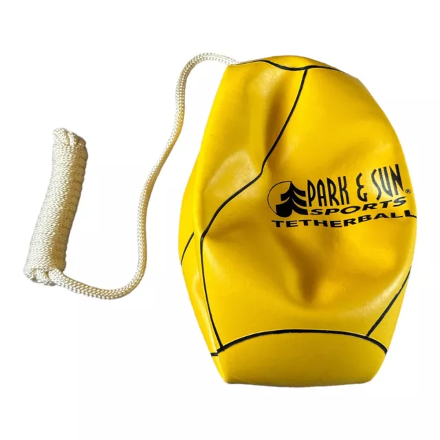 Park & Sun Sports Soft Touch Tether Ball w Cord Rope Ball Only Yellow