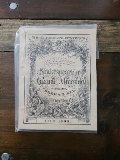 ANTIQUE 1876 QUACK MEDICINE 65 Page Book Keefer & Bro. Macomb Illinois