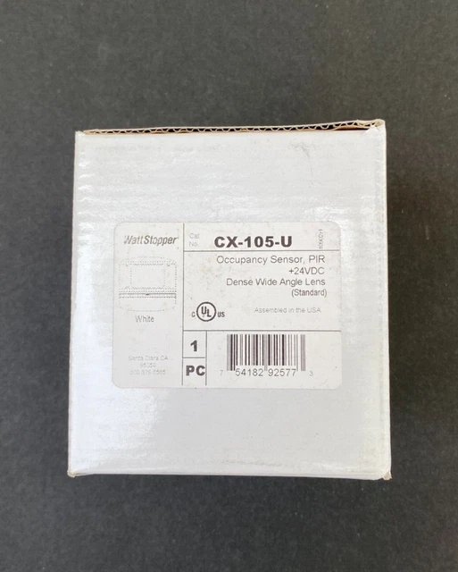 Wattstopper Occupancy sensor, CX-105-U PIR 24V