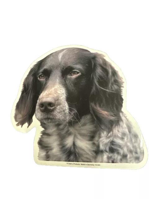 Adesivo sticker cane quaglia tedesco nuovo circa 15 cm