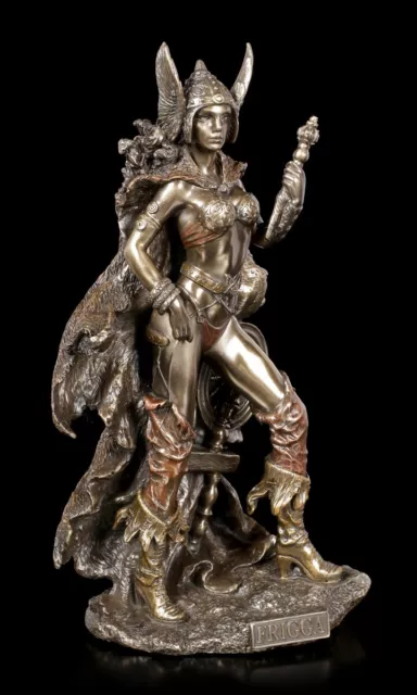 Frigga Figurine - Odins Femme - Statuette Asen Viking Déco Veronese