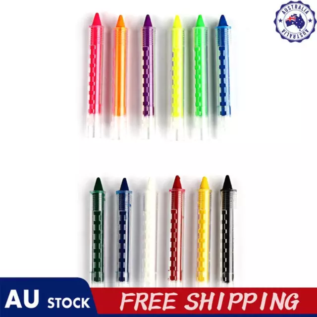 6 Colours Drawing Pencils Portable DIY Body Makeup Pen Eco-friendly Makeup Props