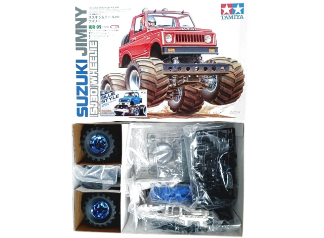 Picclick.com TAMIYA 1/10 SUZUKI Jimny SJ30 Wheelie Blue Style WR-02 RC Kit 58576 ...
