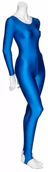 All Colours Shiny Stirrup Dance Gymnastics Long Sleeve Unitard Catsuit KDC012