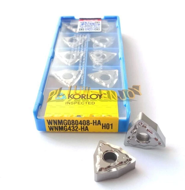 10PCS NEW KORLOY CNC blade WNMG080408-HA H01