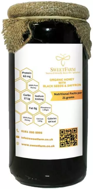 Honey British Local Raw Pure Wildflower Natural Unpasteurised Fresh Certified UK