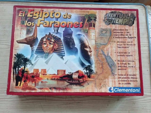 Juego De Mesa El Egipto De Los Faraones - Incompleto - Clementoni