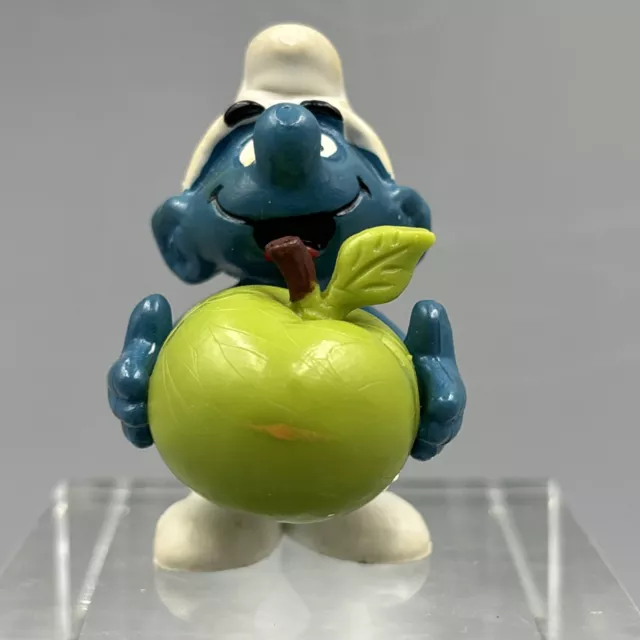 Smurf Apple Peyo 1983 Schleich Thanksgiving