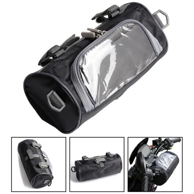 Universal Motorcycle Windshield Bag Front Handlebar Fork Storage Container B'WR