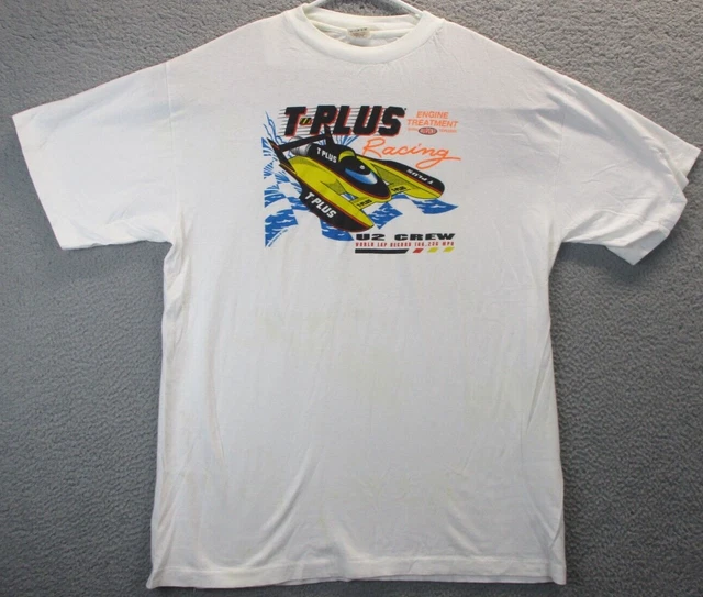 VTG T Plus Racing Shirt 2XL U2 Crew Hydroplane Racing 93 World Lap Record RARE