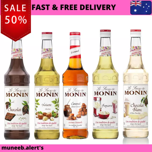 Monin Syrup All Flavours 700mL