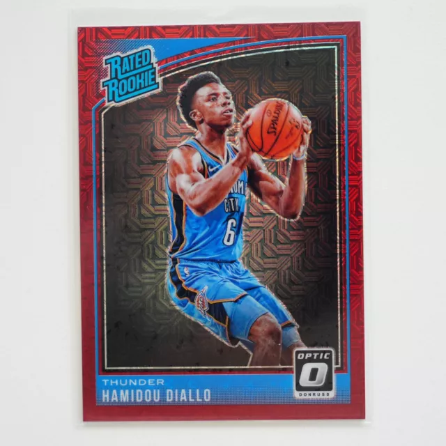 2018-19 Optic Red Choice Rated Rookie 5/88 Hamidou Diallo Thunder